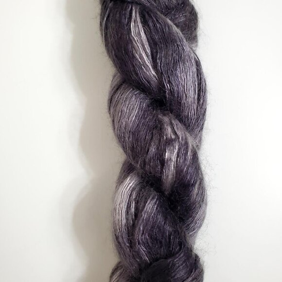 Artyarns Rhapsody Light Yarn H-18 74g 366m Silk Kid Mohair Cityscape Gray - Picture 9 of 9